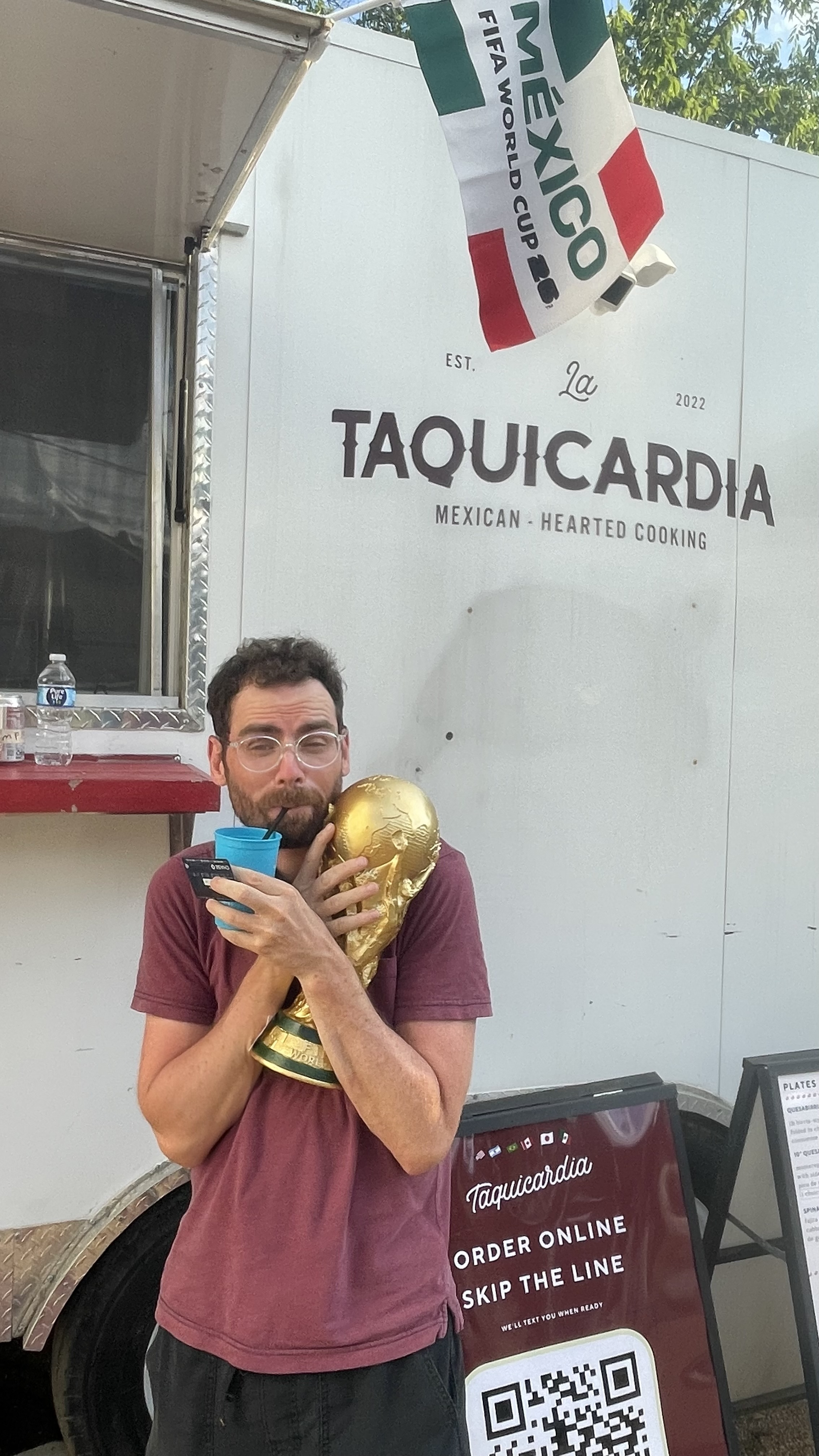 Dane is fully enjoying World Cup Tuesday