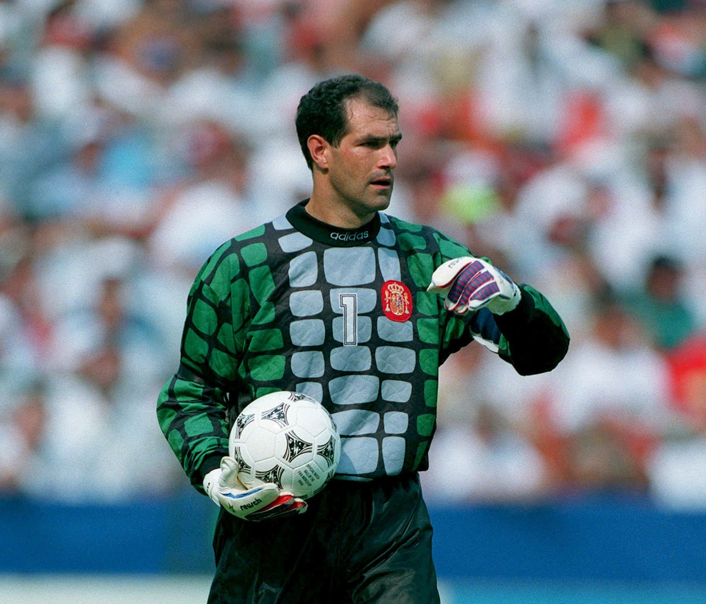 Daily Historical Drip: Later Gator
Andoni Zubizarreta (Spain)
1994 FIFA World Cup
