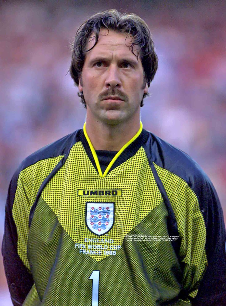 Daily Historical Drip: High vis, sick flow
David Seaman (England)
1998 FIFA World Cup